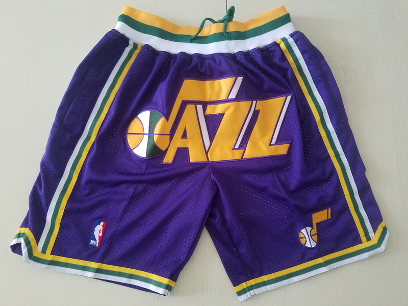 Men 2019 NBA Nike Utah Jazz purple shorts->los angeles lakers->NBA Jersey